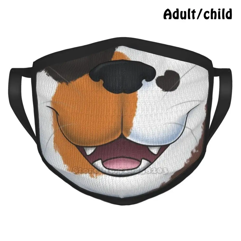 Calico Cat Custom Design Face Mask For Adult Kids Anti Dust Lucky Tabby Kitten Kitty Meow Nyan Whisker Maneki | Аксессуары для