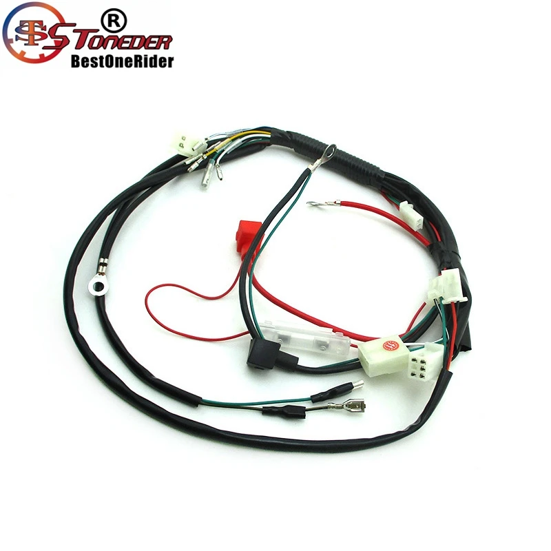 STONEDER жгут проводов для Demon X WPB DHZ M2R 50cc 70cc 90cc 110cc 125cc 140cc 150cc Электрический стартовый двигатель яма Байк