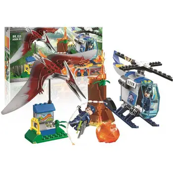 

10918 Compatible with Jurassic World Figure Block Pteranodon Escape Building Bricks Toys for Children Dinosaur