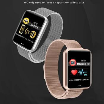 

ONEMIX Smart Watch Women Men For Android IOS Electronics Smart Clock Silicone Strap Hours Fitness Tracker Bluetooth Wristband