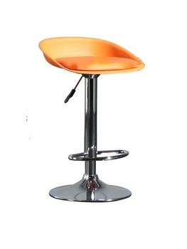 

Nordic minimalist bar chair modern personality high stool backrest cash register front desk rotary lift