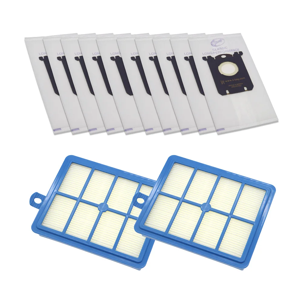 

bpfire Replacement Hepa Filter Dust Bags for Electrolux Vacuum Cleaner Filter Electrolux Hepa and S-BAG for philips bags aeg