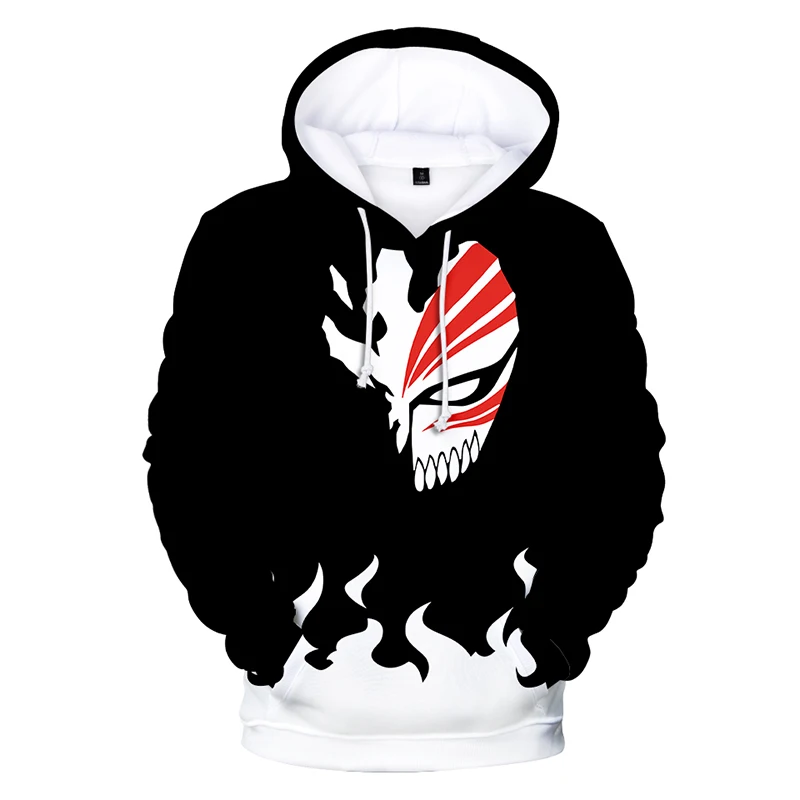 

Japanese Anime Cartoon Bleach 3d Hoodies Pullover Cosplay Costume Men Women Hoodie Tops Long Sleeve Hooded Sweatshirt Streetwear