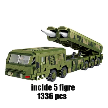 

1336 pcs Military Weapon Series The Long Sword 100 cruise missile Model Building Block Ideas Kids Toys For Gift