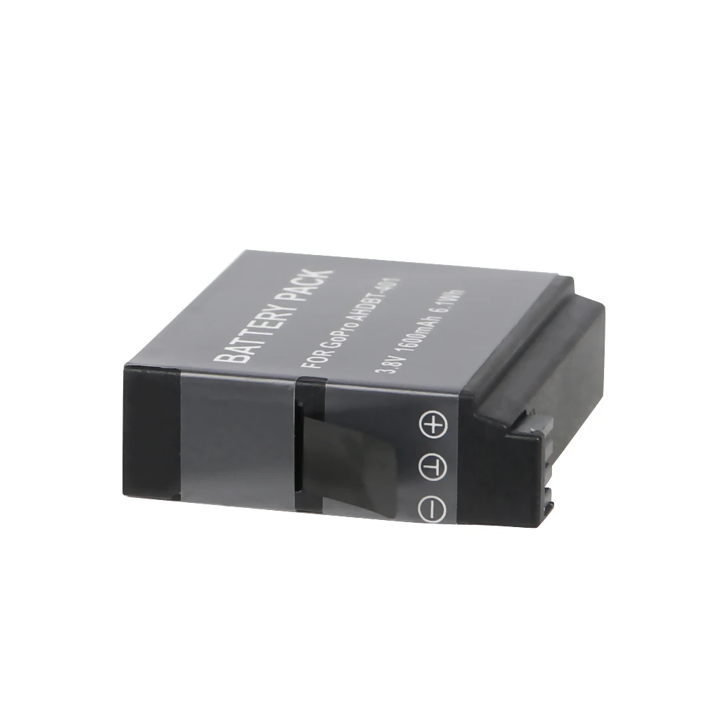 2 шт./партия Оригинальная батарея 1680mAh Gopro Hero 4 Замена литий-ионная аккумуляторная батарея для GoPro HERO4 GoPro AHDBT-401 Bateria