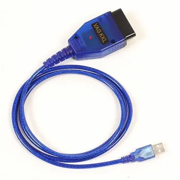 

OBD2 USB Car Diagnostic Cable Blue VAG-COM KKL 409.1 Auto Scanner Scan Tool For Seat Car Diagnostics Tools