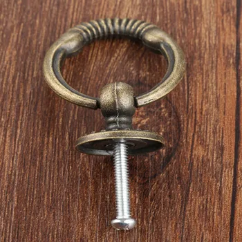 1Pc 4337mm Vintage Cabinet Knobs and Handles Furniture Knobs Kitchen Drawer Cupboard Ring Pull Handles Furniture Fittings