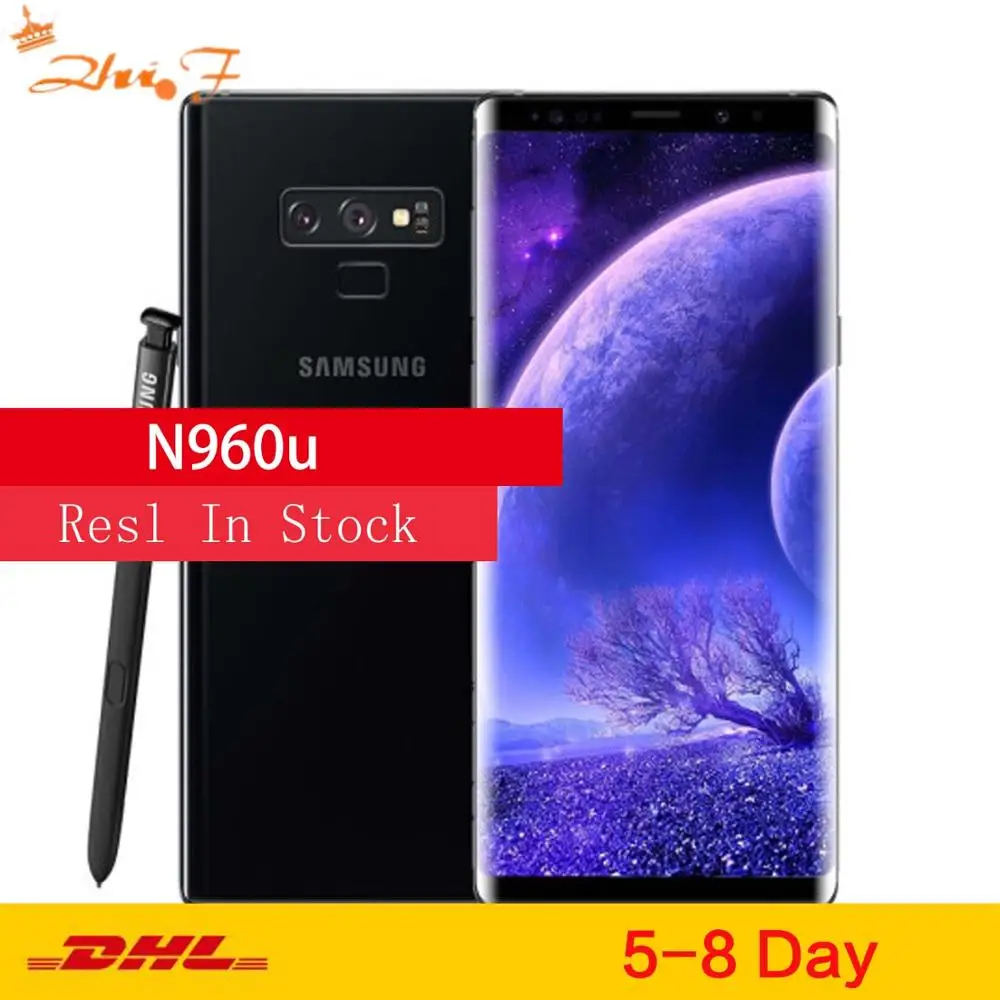 Разблокированный мобильный телефон Samsung Galaxy Note 9 N960U N960U1 128 ГБ Восьмиядерный