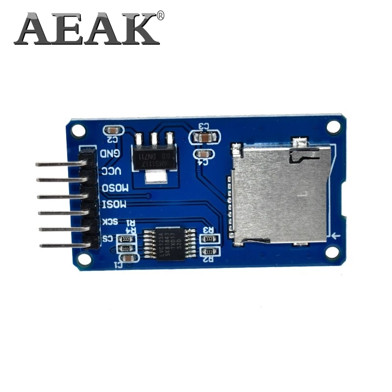 AEAK 1 шт. карта памяти Micro SD плата расширения Mciro TF защитный модуль SPI для Arduino Promotion|spi