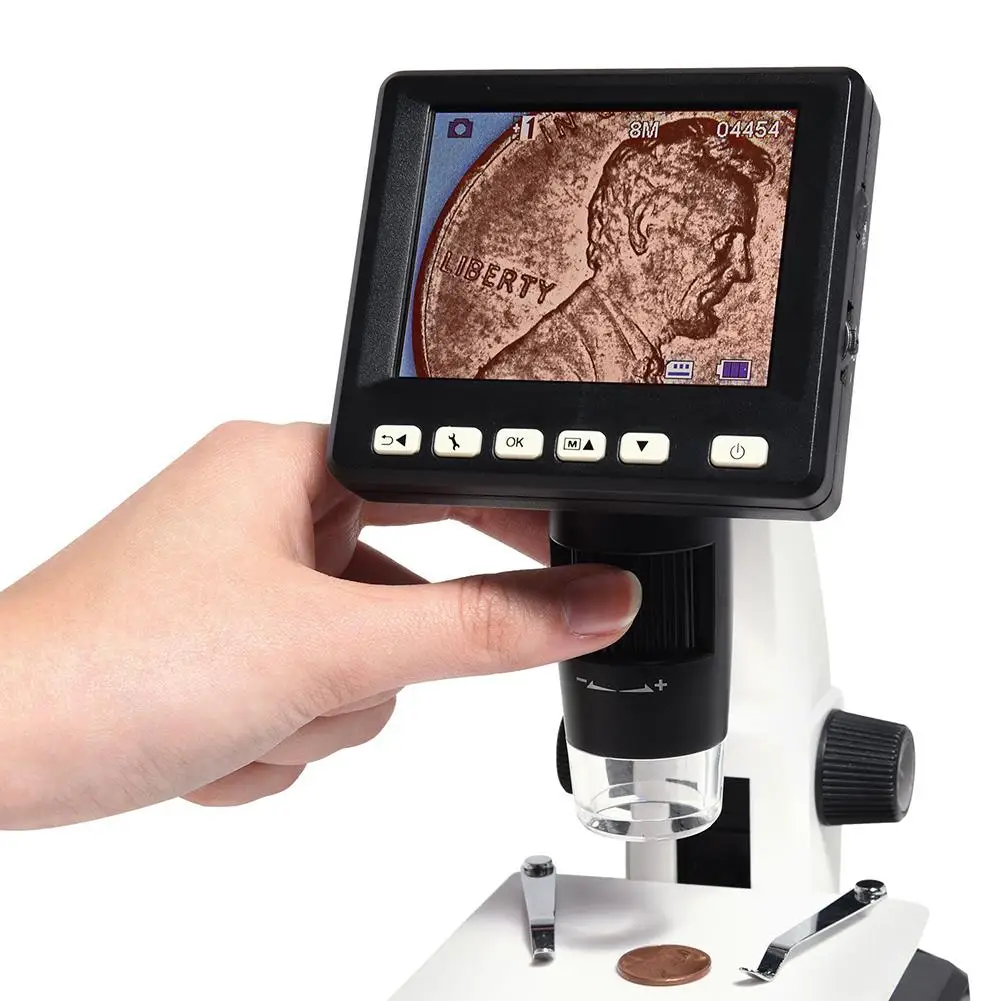 UM038 5MP HD 3,5-Inch lcd USB подключение многофункциональный настольный цифровой микроскоп видеокамера регистратор для насекомых Observatio