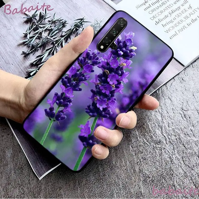 New art watercolor romantic lavender flowers