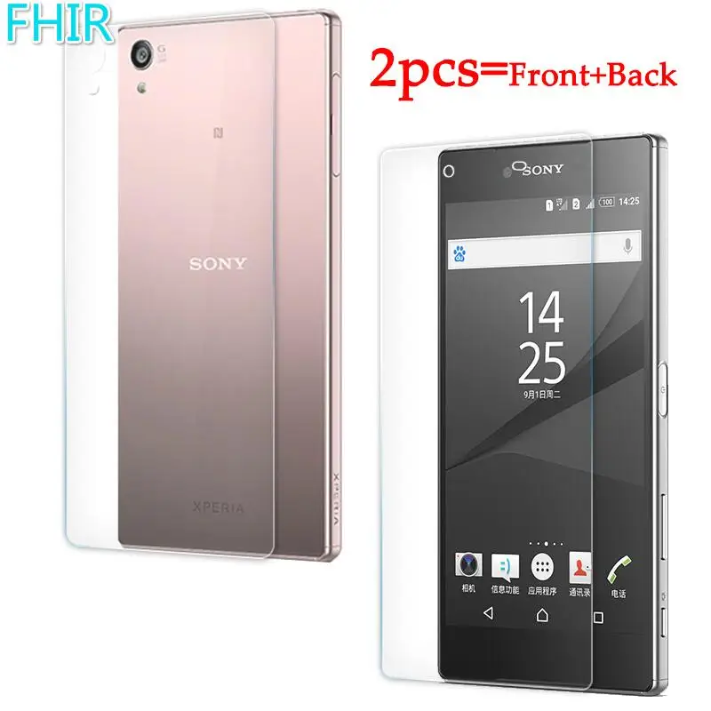 2 шт Передняя Задняя Защитная пленка для sony Xperia Z L36H Z2 Z3 Z5 Compact Premium Z4 M4 M5 закаленное