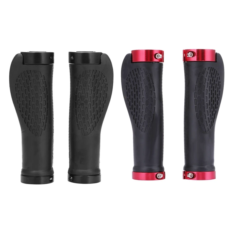 ABUO-2Pcs Mtb горный велосипед велосипедный руль велосипедный замок, красный и синий