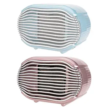 

800W Electric Fan Heater PTC Ceramic Fast Heating Heater Office Desktop Convector Small Portable Electric Warmer