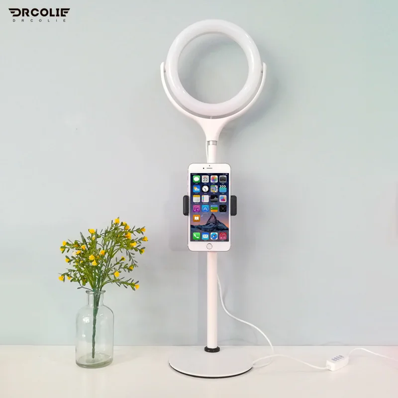 

DROCLIE 20cmLED Ring Fill Light Mobile Phone Camera Video Live Fill Light Ring Light