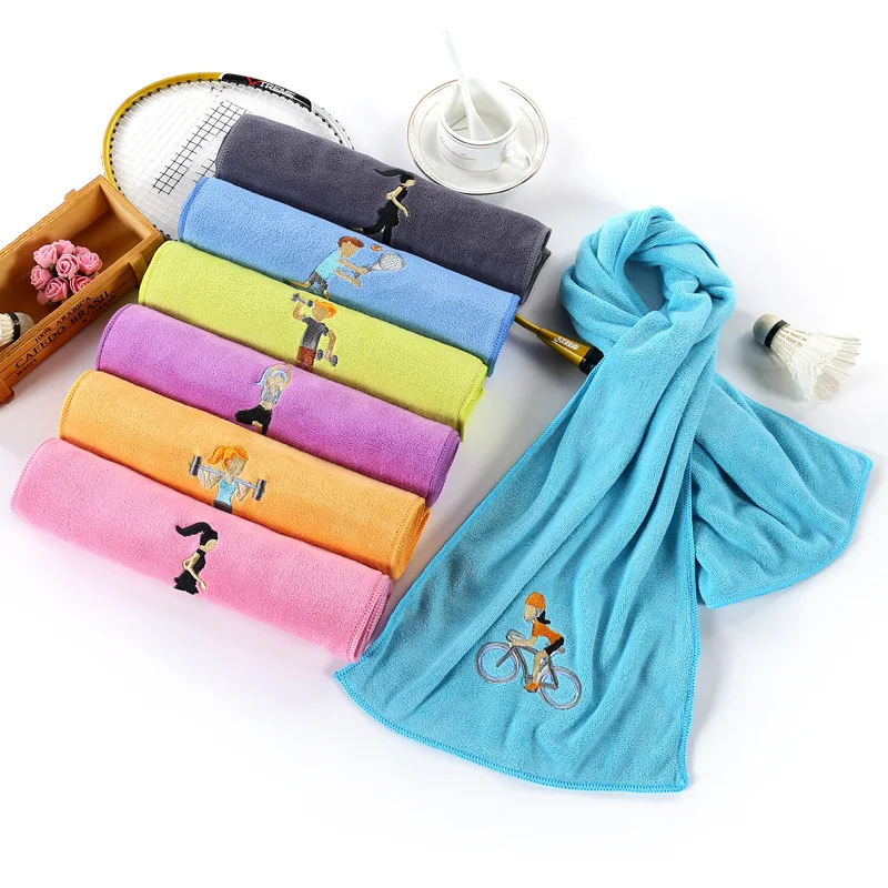 

New 1PC Microfiber Hair Drying Wrap Beach Face Towel Shower Absorbent Towels Sports Gym Cooling Bathing Tools Bathroom Quick Dry