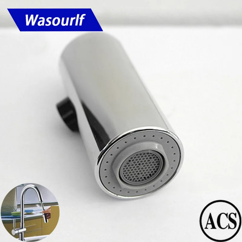 WASOURLF ACS Kitchen Sprayer Spout Sink Mixer Tap Part Switch Shower Head Faucet Adapt Aerator Accessories Chrome Plated