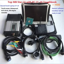 MB Star C5 SD Подключение C5 с новейшим программным обеспечением,12 диагностический инструмент vediamo/X/DSA/DTS с Toughbook CF19 ноутбук CF-19