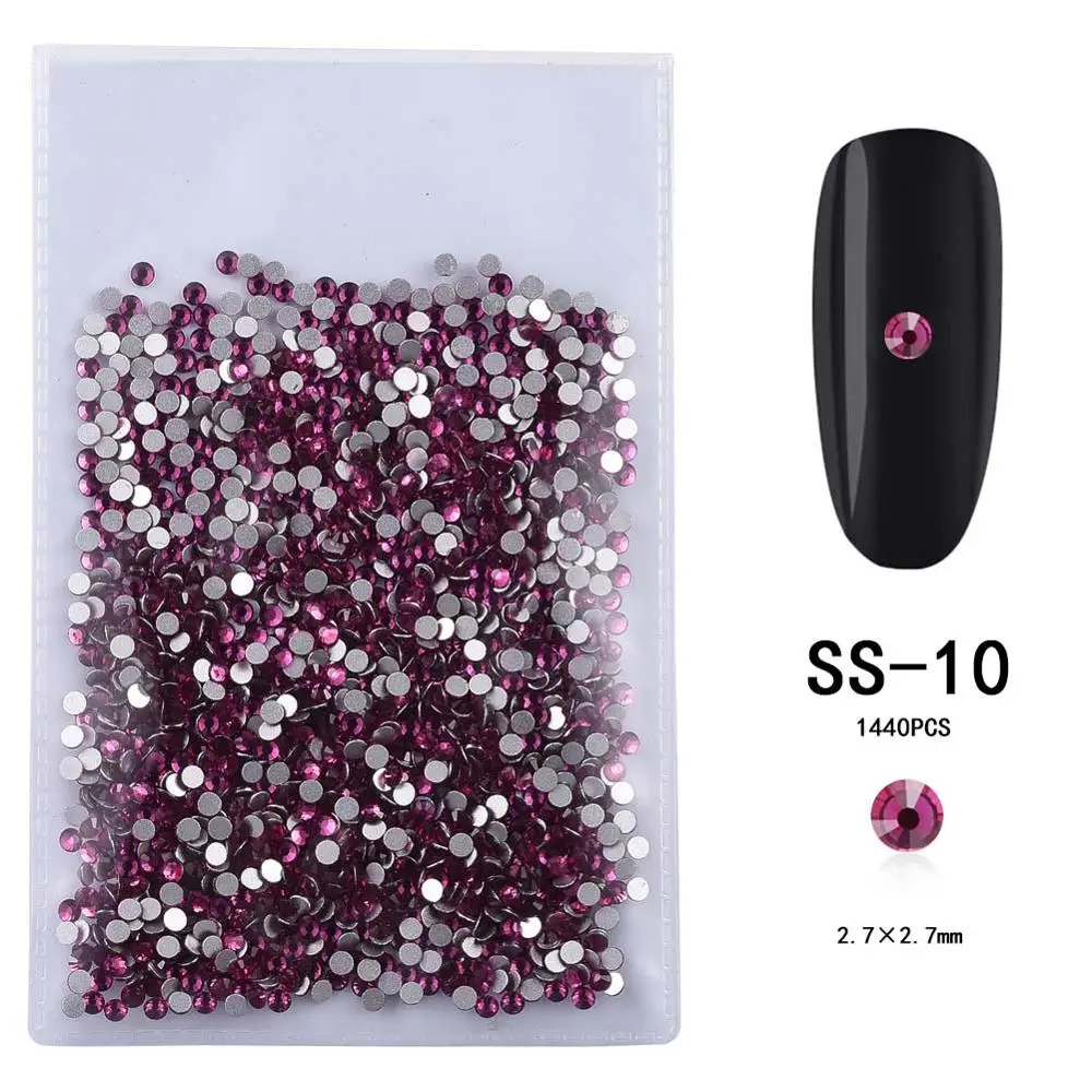 26-ss10 1 Pack Nail Rhinestones 3D AB Crystal Pearl Nail Stones DIY Accessories Nail Art Decorations - Цвет: 26-ss10