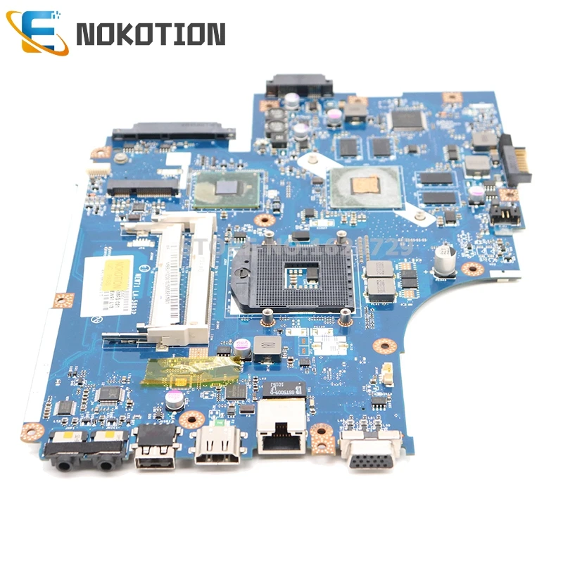 NOKOTION NEW71 LA-5893P MBRDP02001 MBBRB02001 для acer aspire 5742 5742G материнская плата ноутбука HM55 DDR3 GT540M 1GB Процессор