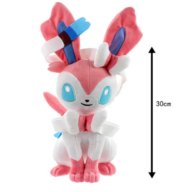 1" 30 см Большой размер центр Go Sylveon Фея Eevee Плюшевые игрушки Eevee Ex Gx Мега кукла