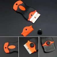 Car & Window Tint Ceramic Glass Oven Razor Scraper Plastic Handle Razor Scraper Ceramic Glass Oven Window Tinting Tool Blade 2