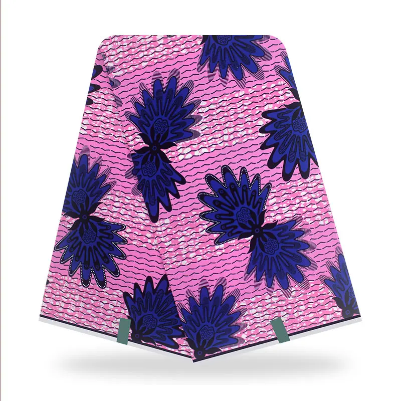 

Ankara wax fabric 100% cotton top quality in great design African art prints Ghana wax style 6 yards