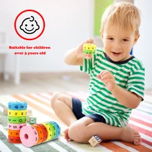 Jouets magnétiques Montessori, jouets arithmétiques éducatifs pour enfants, apprentissage précoce, nombres d'affaires, bricolage, puzzle à assembler 