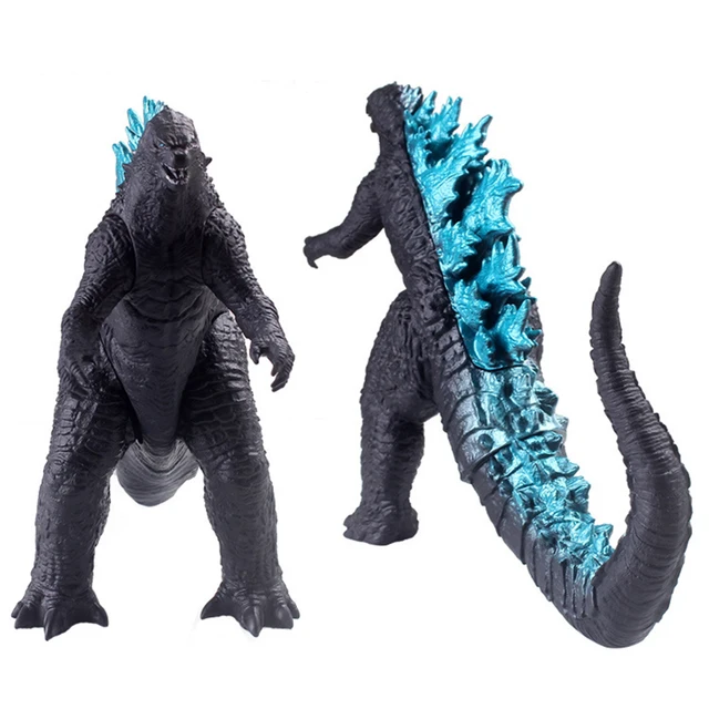 26/17cm King Of Monsters Godzilla Large Action Figure PVC Doll Pull Soft Rubber Fury Monster Mobile Dinosaur Joint Modle Toys 1
