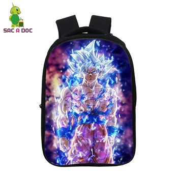 

Mini Backpack Mochila Dragon Ball Super School Bags for Teenage Girls Boys Women Backpack 14.5 Inch Kids Bookbag Travel Backpack