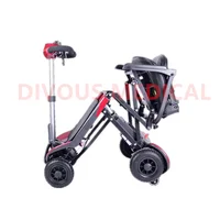 Free Shipping Auto Fold 4-Wheel Mobility Travel Scooter 2