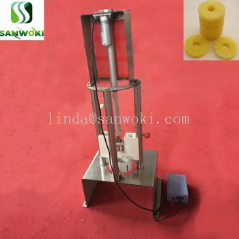

electric Stainless steel pineapple peeler and corer machine ananas peeling and core removing machine with pineapple cutter