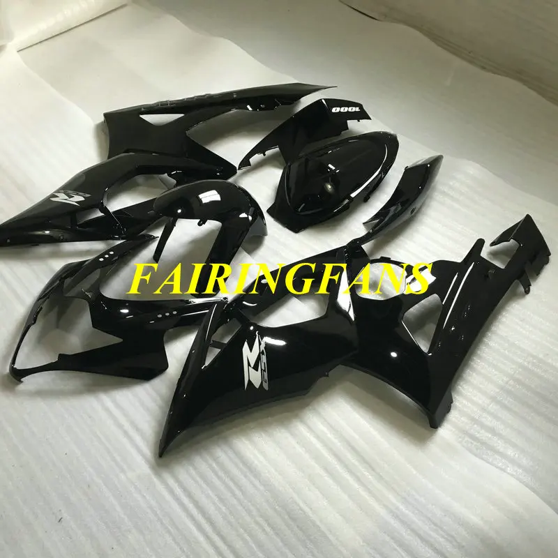 Литьевая форма для мотоцикла обтекатель для GSXR1000 K5 05 06 GSXR 1000 2005 2006 черный глянец Обтекатели Кузов+ подарки SB36