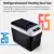 28L Car Home Auto Refrigerator Mini Frigges DC12/24V Freezer Cooler Heater Keep Warm Fresh for Car Home Pinic Camping AC110/220V