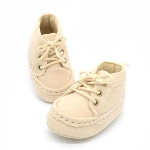 Мягкие детские туфли из хлопка для маленьких мальчиков и девочек кружевные кроссовки на подошве от 0 до 18 месяцев