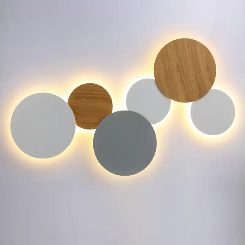 lampara led de pared para sala de estar dormitorio decoracion de mesita de noche accesorio de iluminacion para el hogar loft escalera