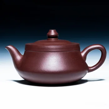 

true yixing zisha tea pot marked ball shaped infuser holes Qu pot handmade kungfu pots 280ml / 320ml on sales