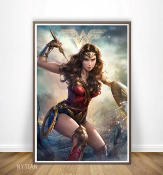 

NT446 New Wonder Woman DC Comic Superhero Artwork Gift Poster Prints Oil Painting Wall Art Canvas Picture Living Home Room Decor