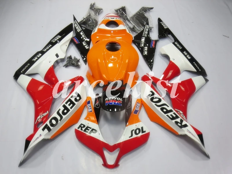 Мотоцикл литья под давлением обтекатель Подходит для Honda CBR600RR CBR 600RR F5 2007 2008 CBR 600 RR CBR600 07 08 Обтекатели оранжевый