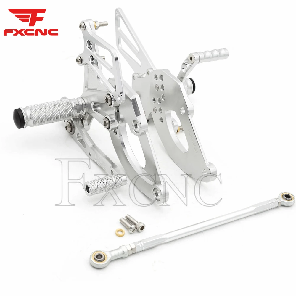

For Honda CBR250RR 2017-2019 Adjustable Aluminum Motorcycle Footrest Rearset Footpeg Rear Set Black Footrest Pedal Foot Peg