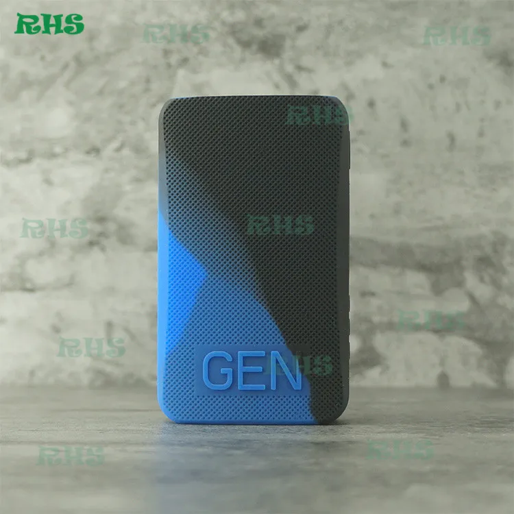 5pcs 2019 New Arrived~RHS Silicone case for GEN 220W TC Box MOD Vape Texture skin Cover Sleeve |