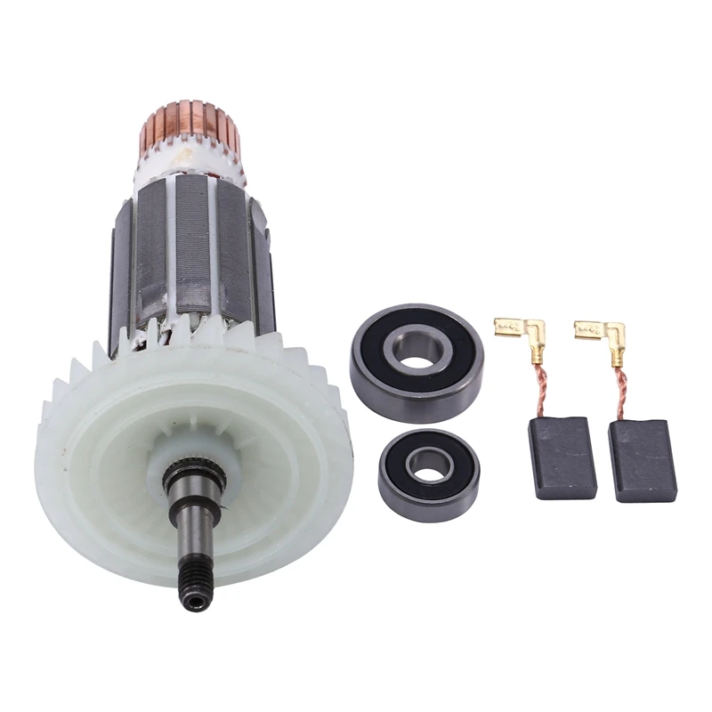 AC220-240V Угловой ротор дробилки для Makita 9553NB 9553HB 9555HN 9553HN арматура якорь ротора