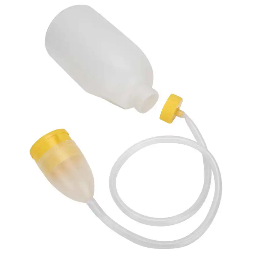 1700ML Men Male Large Capacity Urinal Pee Bottle Elderly Bedridden Patients Potty with Pipe for Bedroom Car Use Health Care