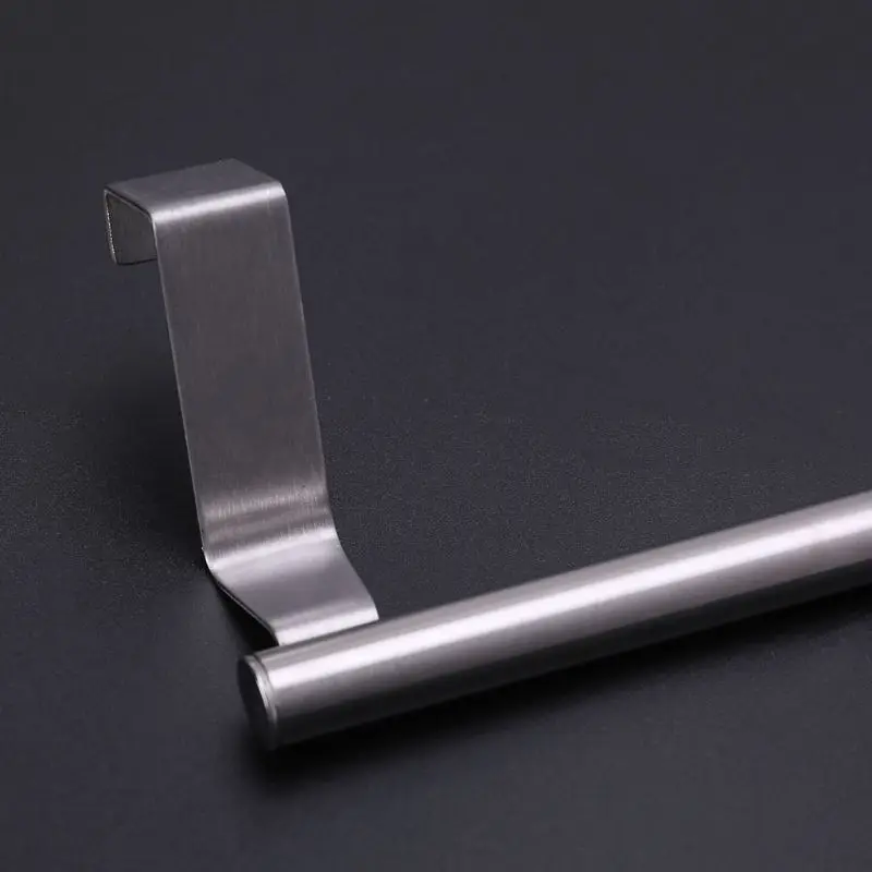 Extendable Over Door Towel Rack Bar Hanging Holder Bathroom Kitchen Hotel Cabinet Cupboard Shelf Rail Stainless Steel towel rack