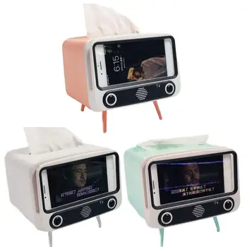 

Mini Mobile Phone Holder Desk Stand Holder Innovative Tissue Box Universal For MobilePhone