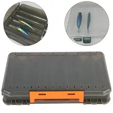 Double-side Fishing Bait Case Crankbaits Lures Tools Storage Case Portable Fish Box Transparent Big Size Lures Case Fishing Tool