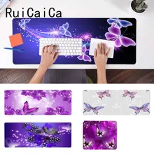RuiCaiCa красивый светильник с аниме фиолетовый синий бабочка офисные мыши геймер мягкая мышь прокладка резиновая мышь прочный коврик для мыши на стол