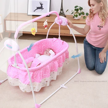 baby electric swing bed