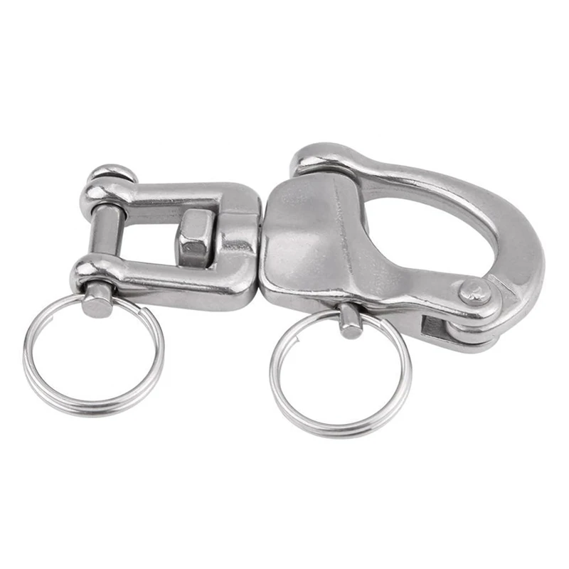 

For Sailboat Halyard Jaws Swivel Shackle Quick Release Pins Snap Plunger Parts