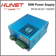 Hunst – alimentation Laser 50W MYJG 50W V/110V, pour Tube Laser CO2, Machine de découpe et gravure à haute tension, 220 CO2